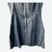 Sami Miro Vintage x Levi's Strapless Denim Circle Pocket Dress Size X-Large