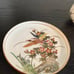 Vintage CHINA LITHOPHANE GEISHA CUP/SAUCER SET OF 2- FLOWERS/BIRD THEME