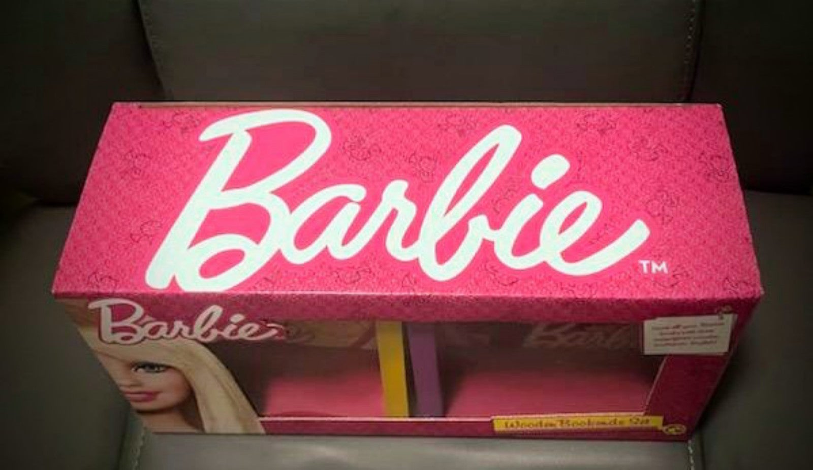 Barbie Colorful Wooden Bookends Set - NEW