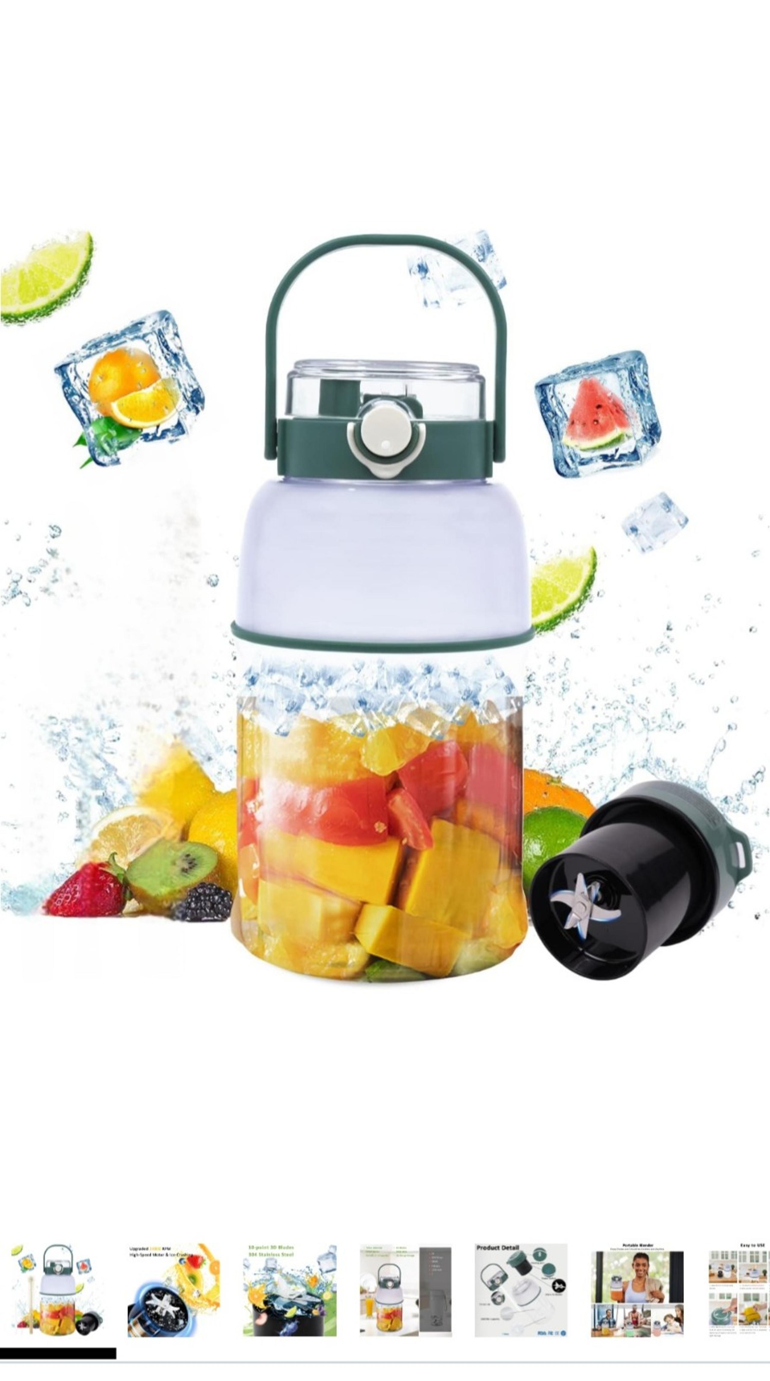 Personal Blender 50oz.10 Blades, Tritan BPA-free cup, Home,Travel, Sports Green