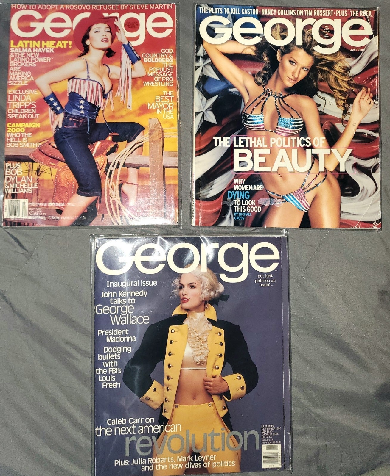 George Magazine 3pc Bundle