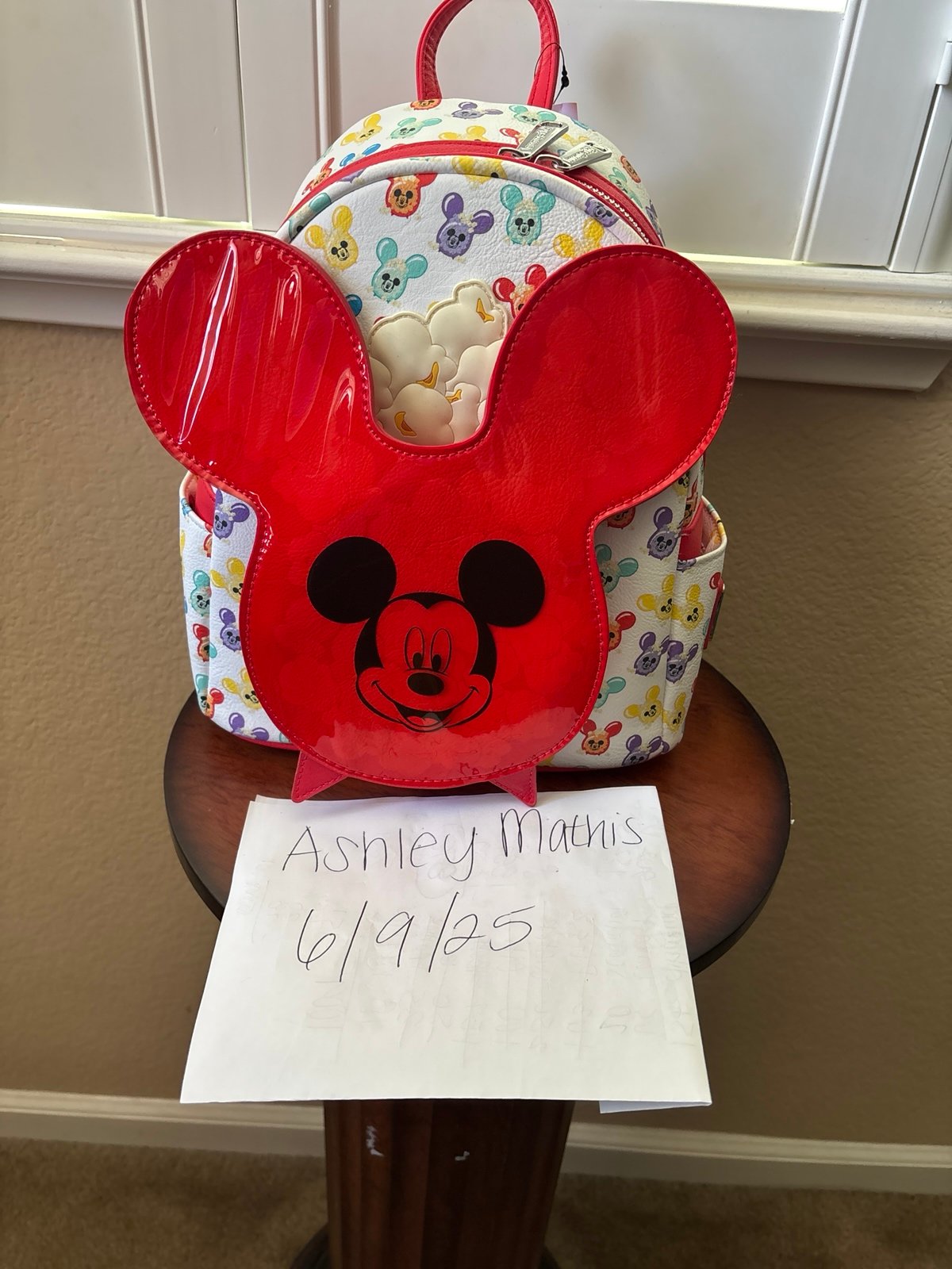 Mickey Mouse Balloon Popcorn Loungefly Mini Backpack Disney Parks