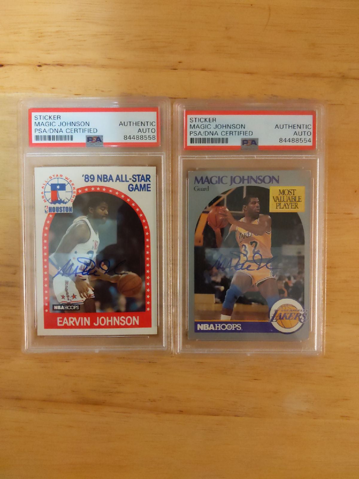 Magic Johnson Autographed Cards