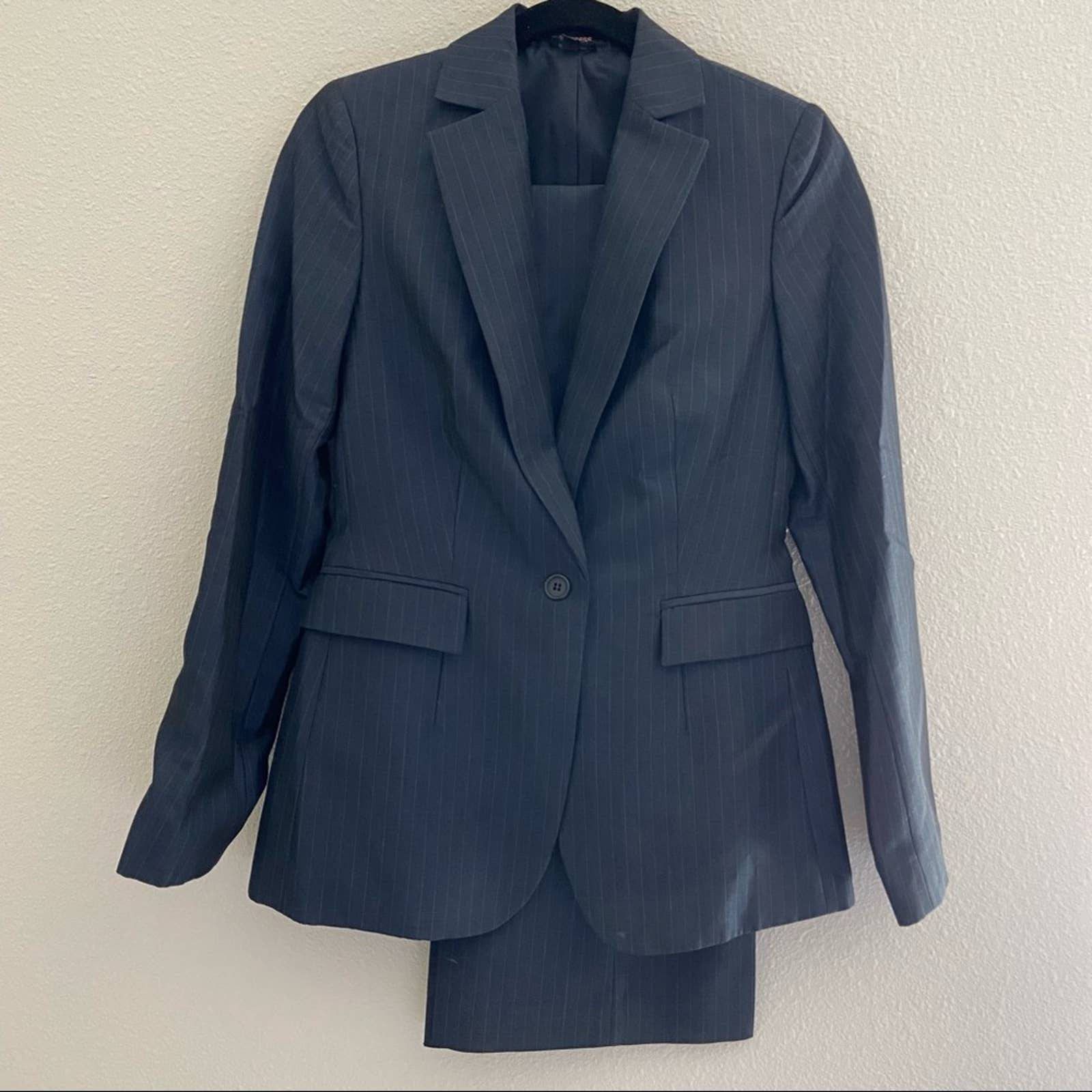 Express Pinstripe Suit
