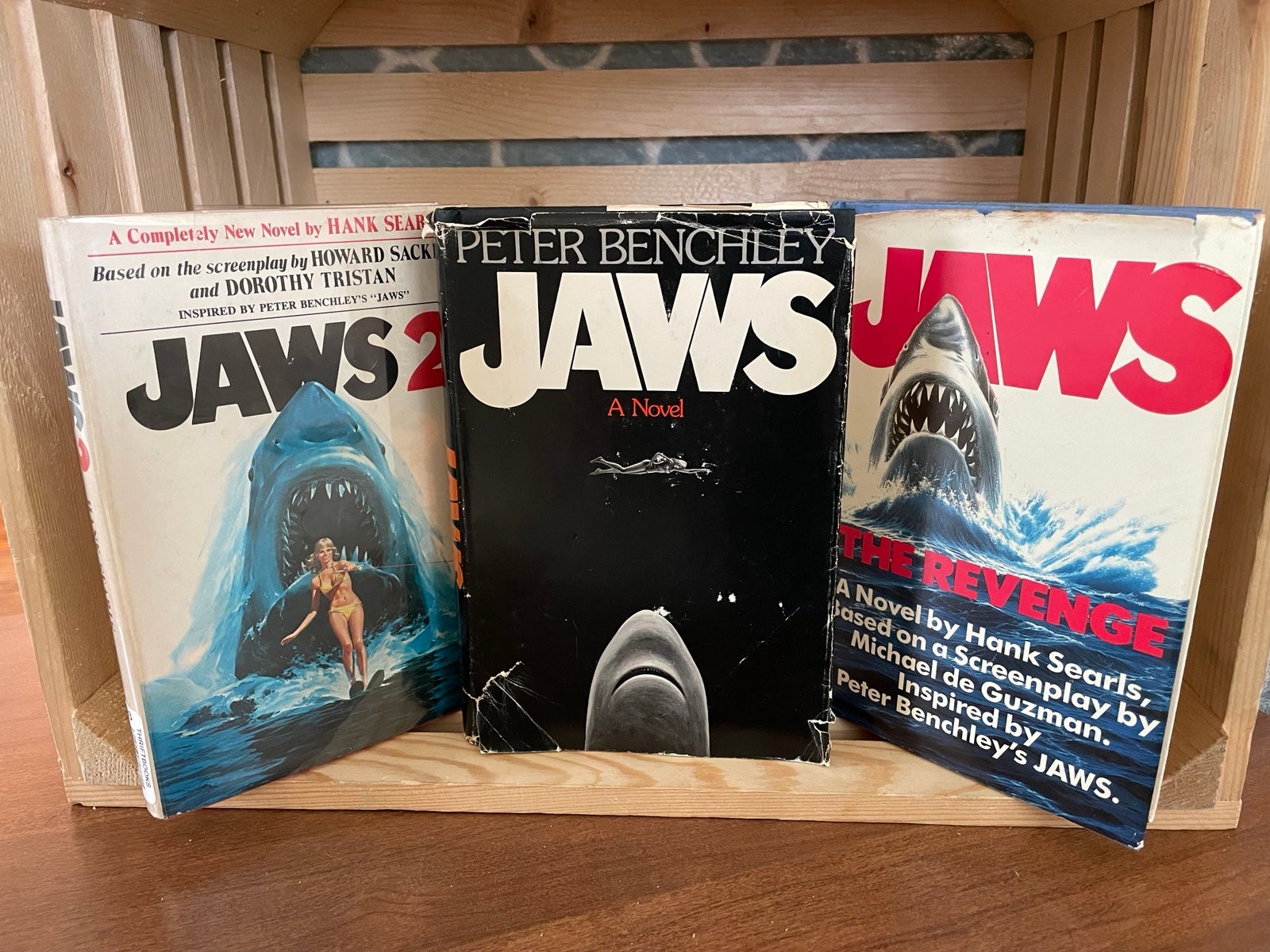 Jaws, Jaws 2 and Jaws the Revenge Hardcovers