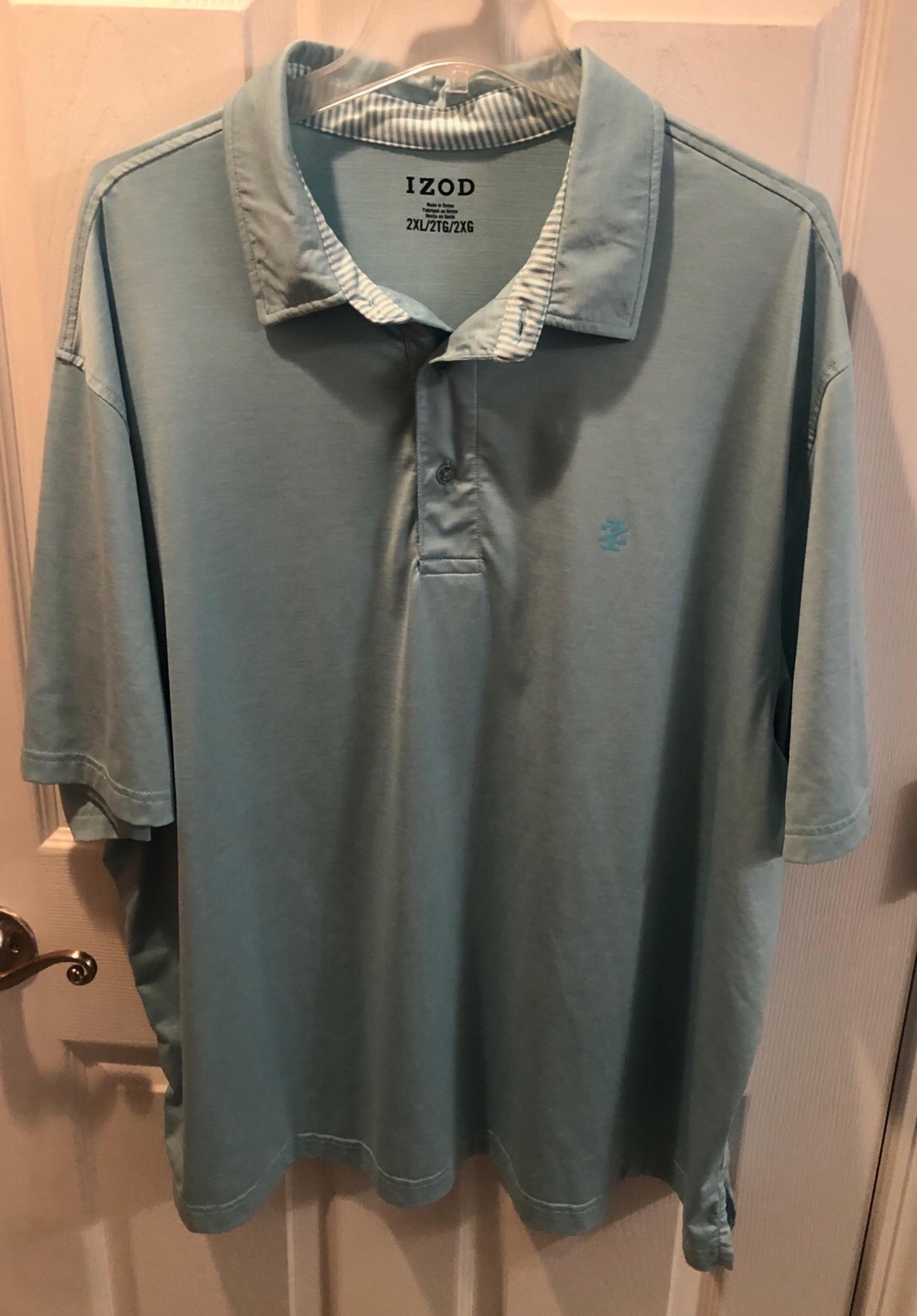 izod polo shirts for men size 2XL