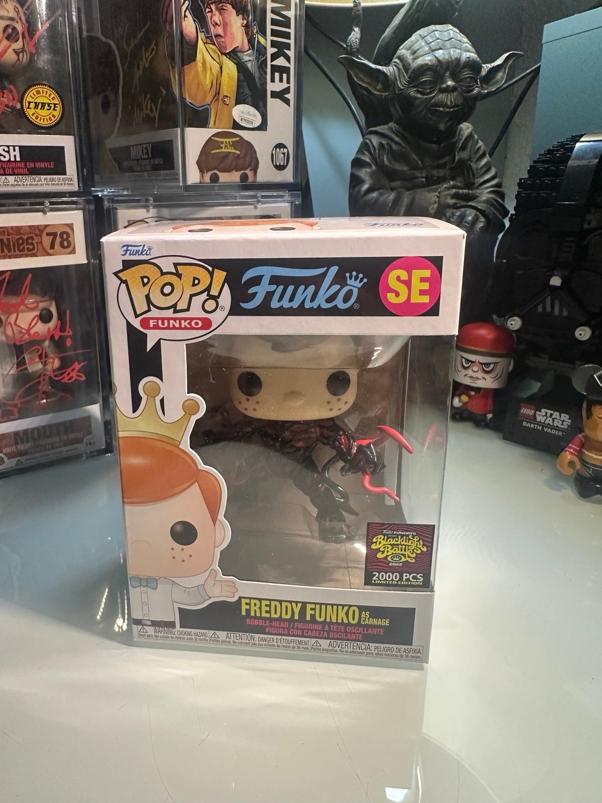 Freddy Funko as Carnage Metallic 2000 Piece Funko Pop