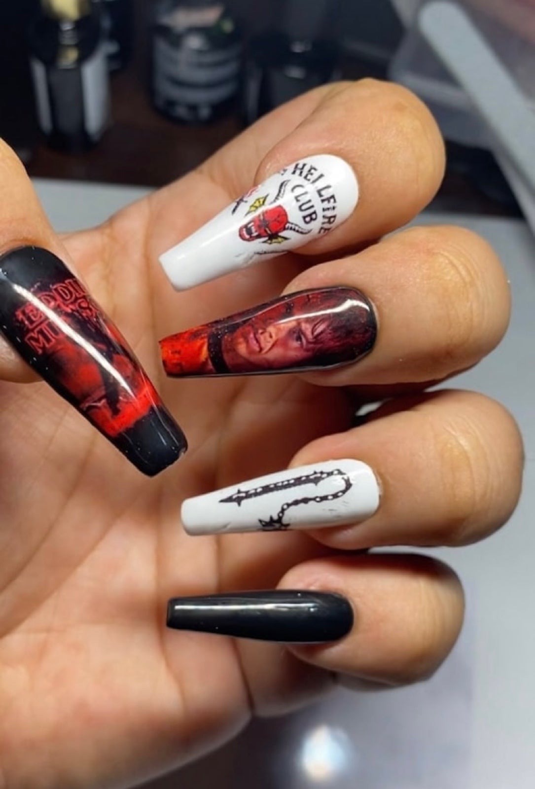 Stranger Things Eddy Munson Press on nails set