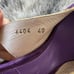 Vintage VIC MATIE Purple Velvet /Gold Sling Back Bow Heels Size 40 / 9.5 US NEW