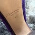 Vintage VIC MATIE Purple Velvet /Gold Sling Back Bow Heels Size 40 / 9.5 US NEW