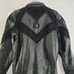 Womens Vintage Winlit Leather Jacket Black Genuine short Trench Coat Medium