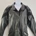 Womens Vintage Winlit Leather Jacket Black Genuine short Trench Coat Medium