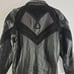 Womens Vintage Winlit Leather Jacket Black Genuine short Trench Coat Medium