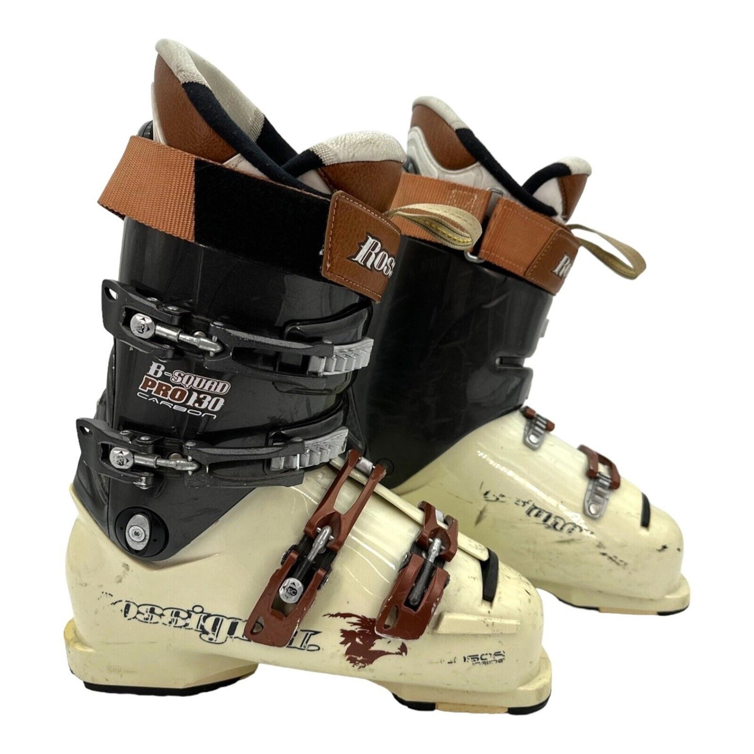 Rossignol B-Squad Pro 130 Carbon Ski Boots Size 8 308mm