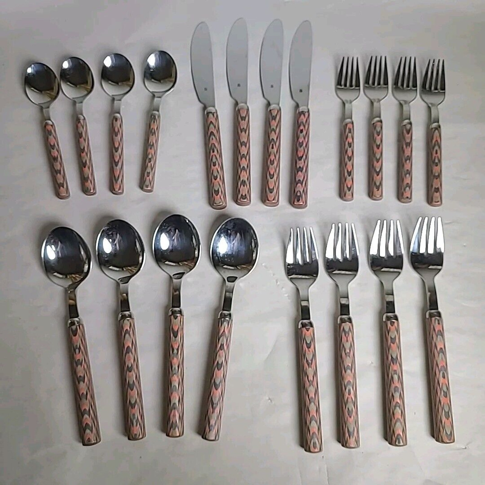 RARE WMF Cromargan Tocca Rosa By Matteo Thun 1980s Germany Post Modern Cutlery