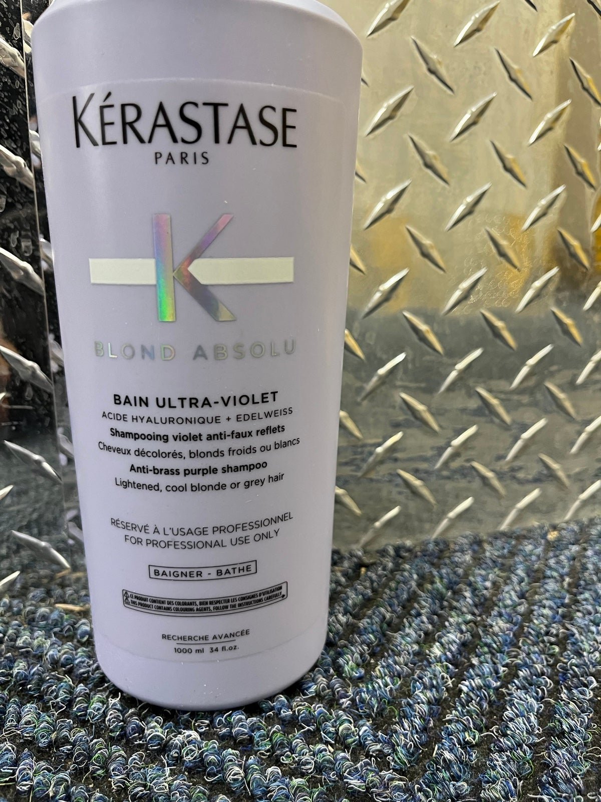 Kerastase Blonde Absolu Bain Ultra Violet Liter W/pumps