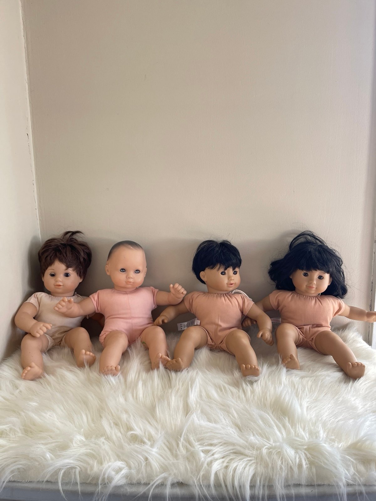 American Girl Bitty Baby Doll LOT of four dolls / Sold As-Is