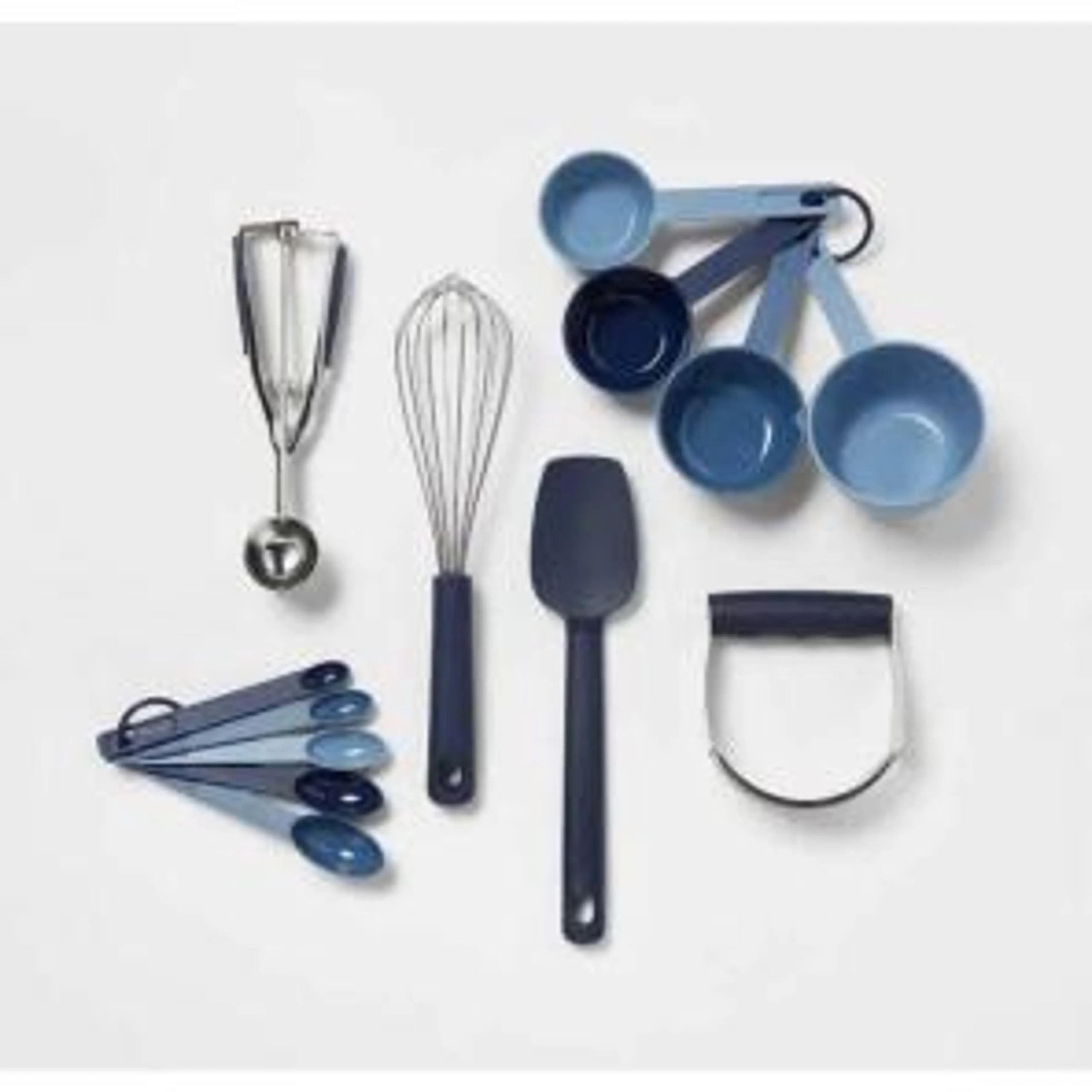 Made by Design 6 pc. Shades of Blue Baking Tool Set NIP Discontinued