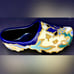 Vintage Mid Century Antique Signed REGINA GOUDA HOLLAND Majolica Porcelain Shoe
