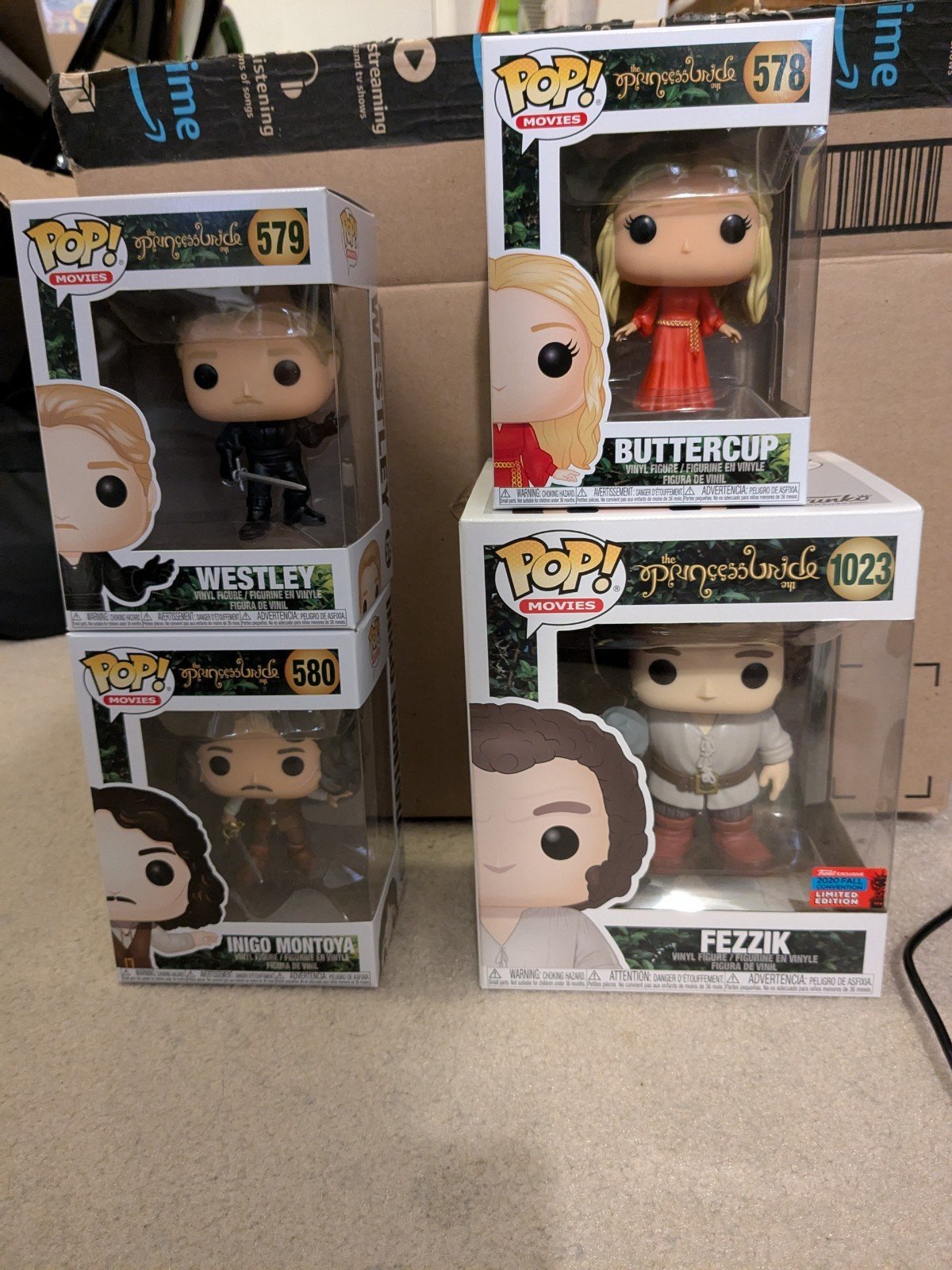 Funko Pop The Princess Bride Complete Set