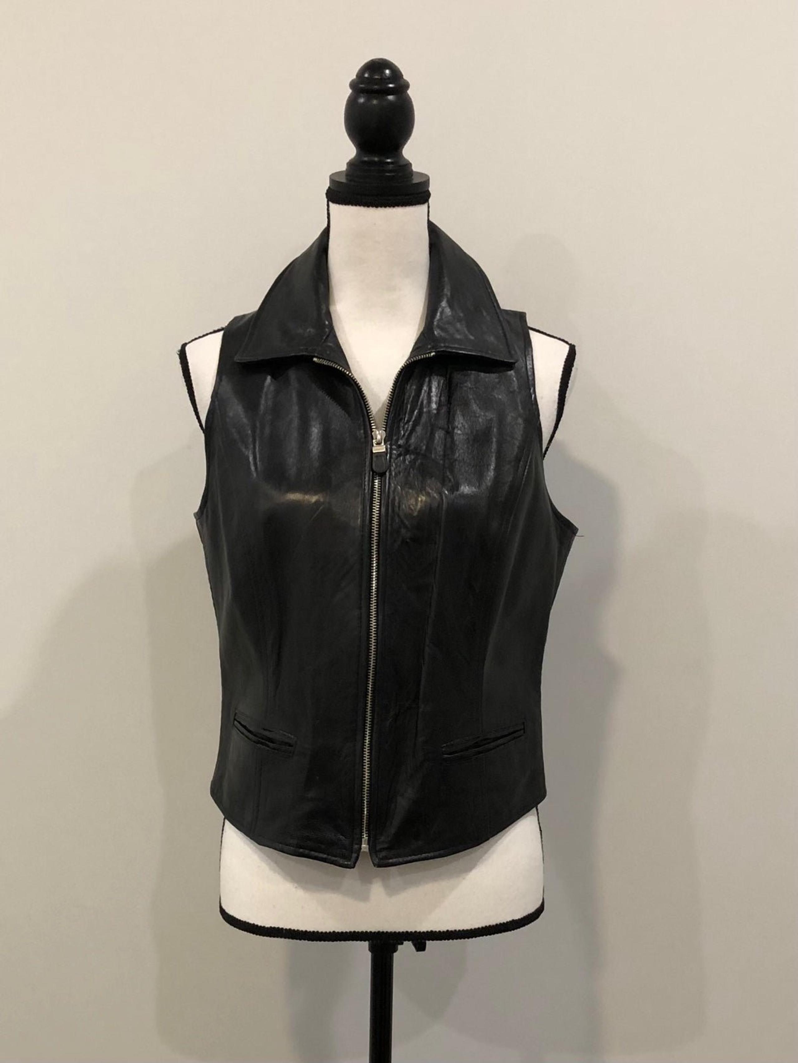 Ann Taylor Leather Vest