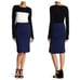 Diane Von Furstenberg Noemi Double Side Zipper Skirt Navy Blue DVF Women Size 10