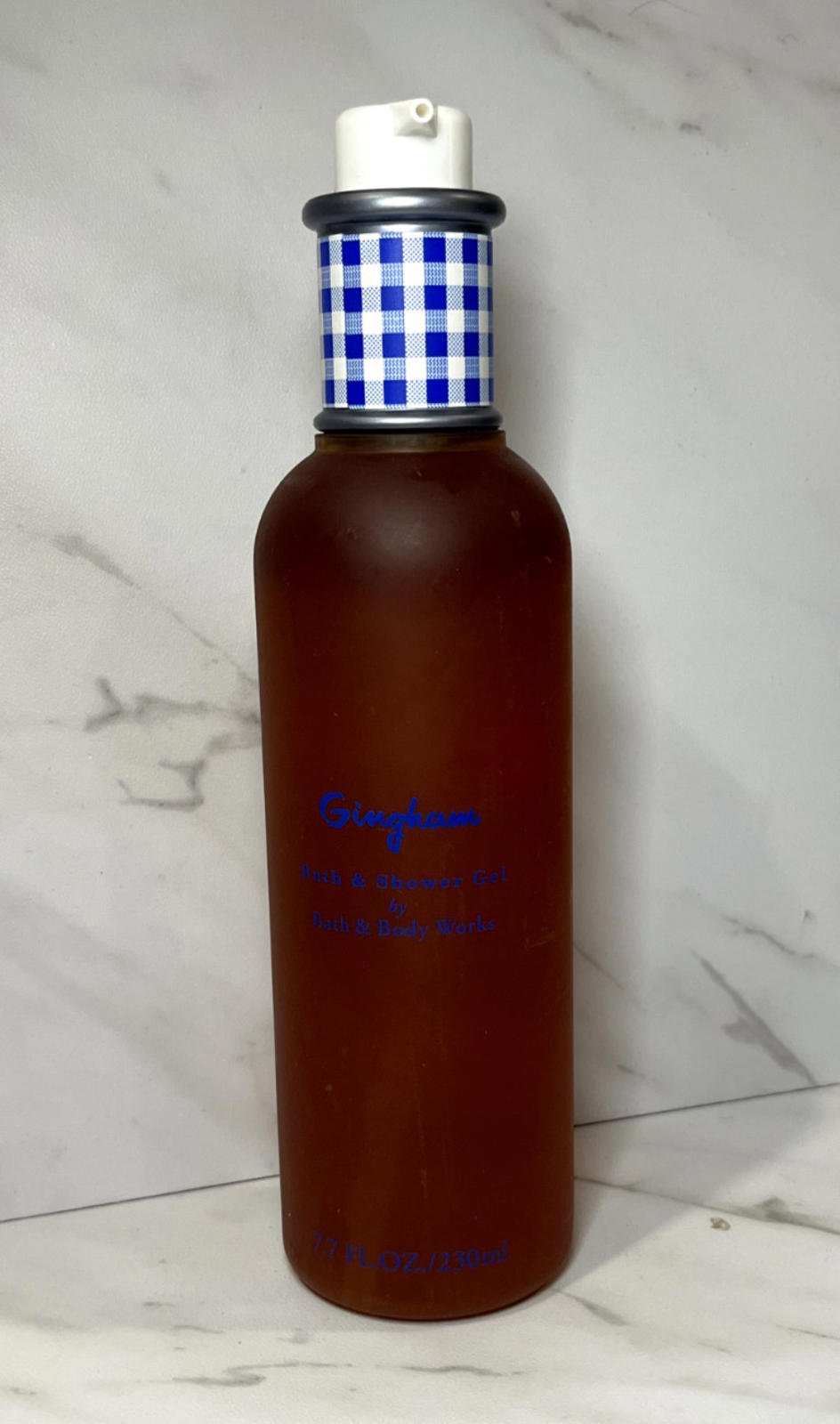 90s Gingham Bath and Shower Gel by Bath and Body Works 7.7 oz Rare HTF