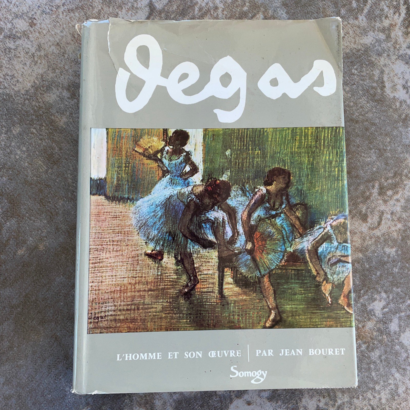 Degas Jean Bouret Somogy Hardcover Signed French