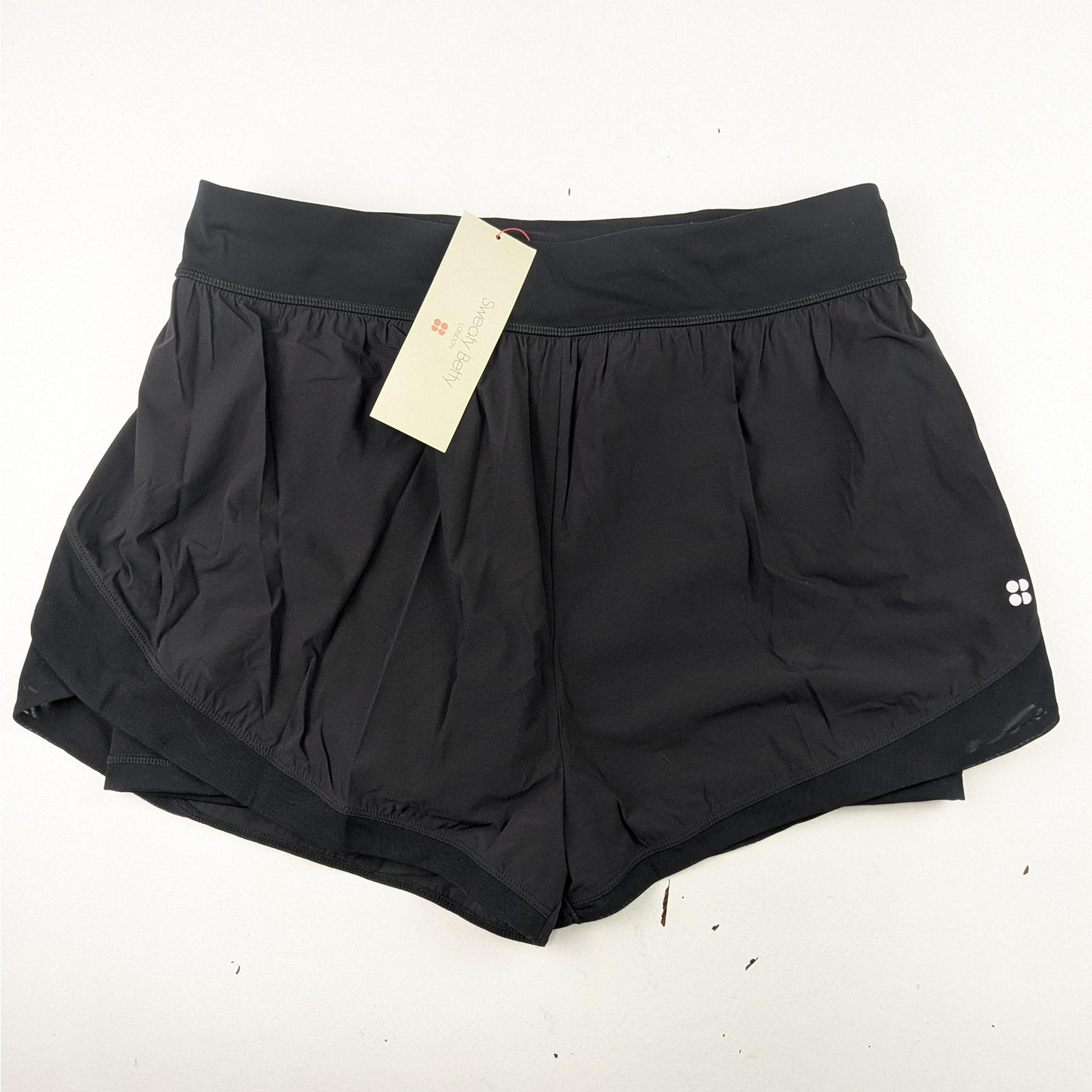 Sweaty Betty Women's Tempo Run Shorts - Black - XL
