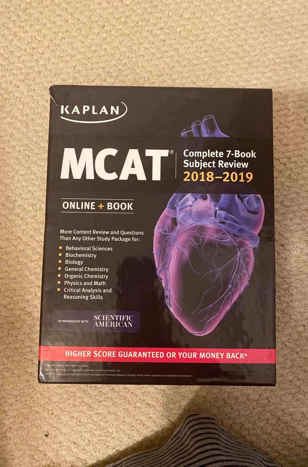 Kaplan MCAT Books and Flashcards