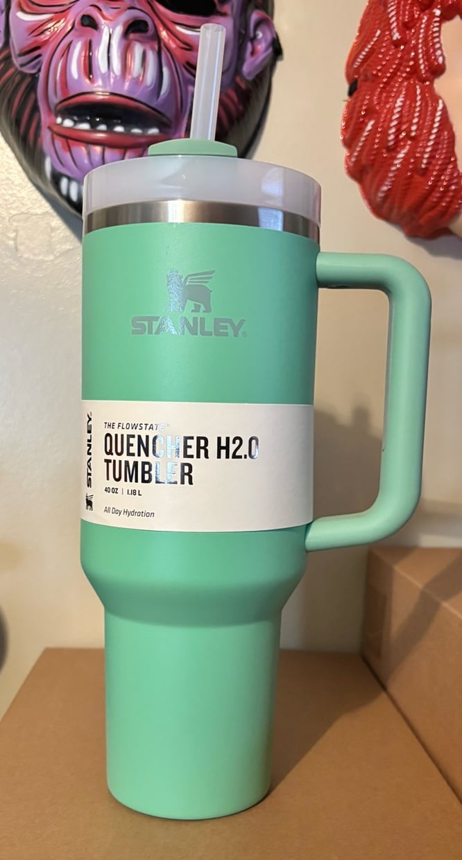Stanley 40 oz. UNRELEASED JADE Quencher H2.0 FlowState Tumbler