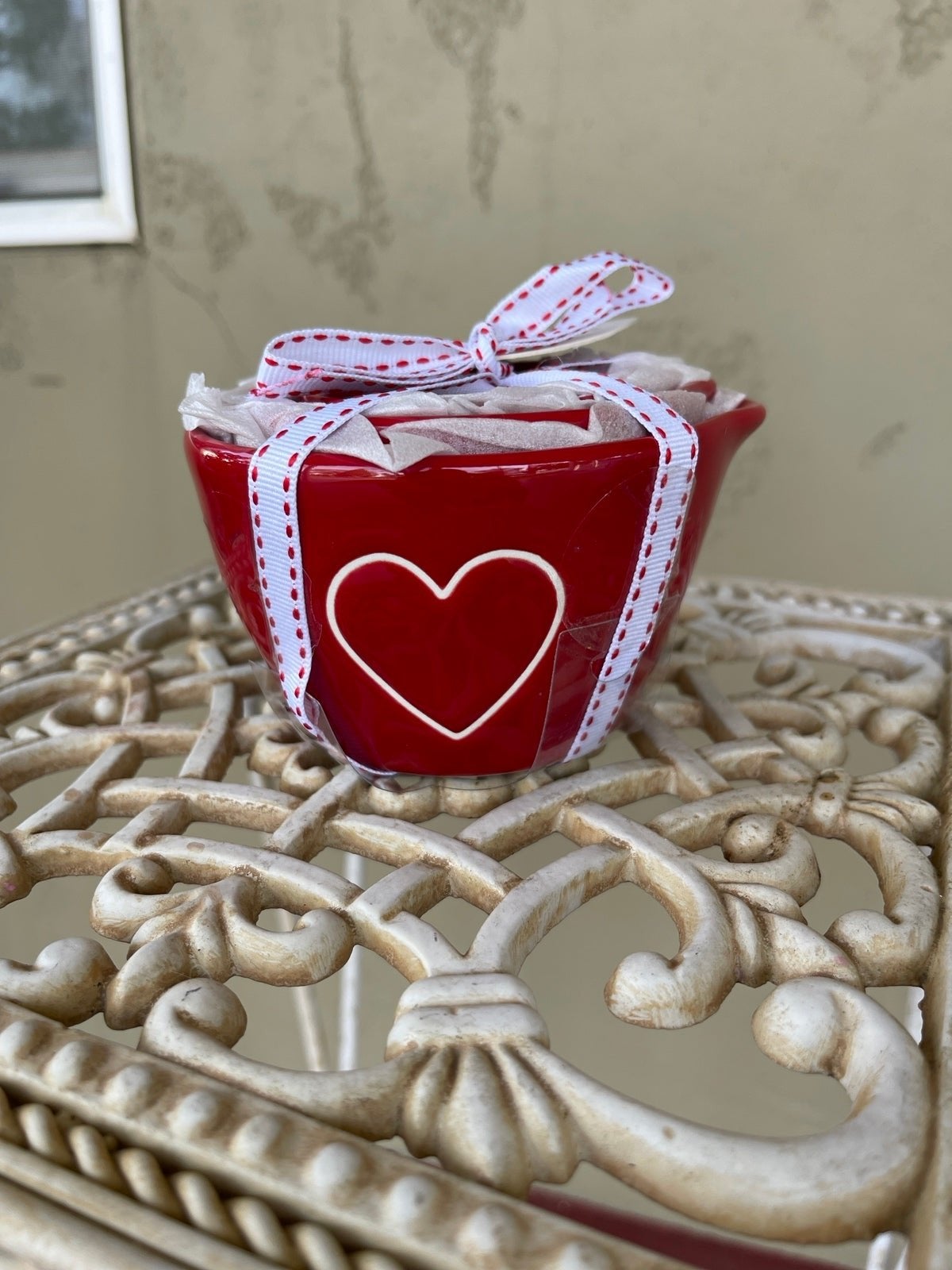 Rae Dunn Red Heart