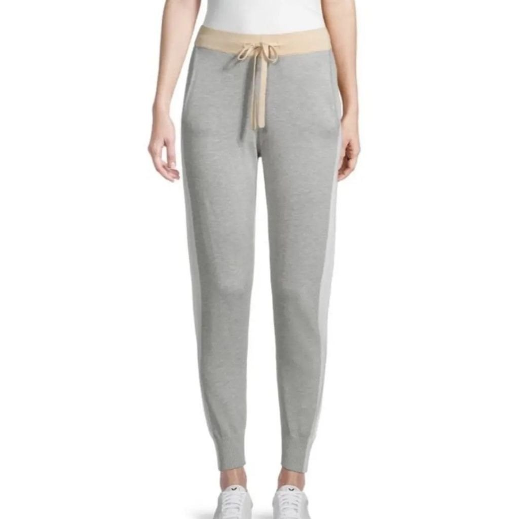 Monrow Colorblock Striped Sweatpants S Small New NWT