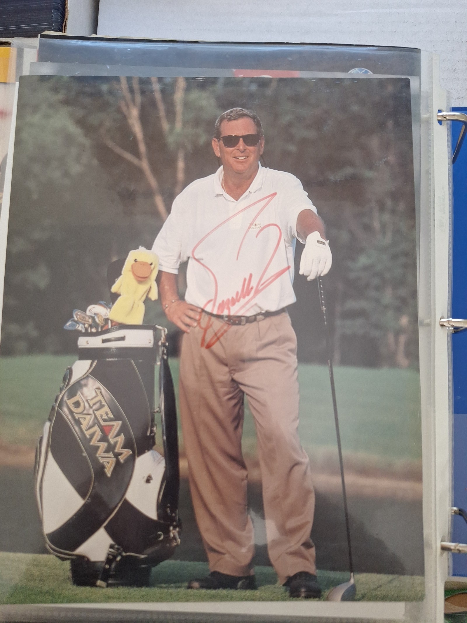 Fuzzy zoeller autograph 8x10 picture