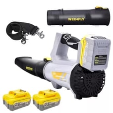 New Wegofly 500 CFM Cordless Leaf Blower, 2 X 21V 4.0Ah Battery and Charger.
