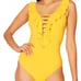 BLEU by Rod Beattie hot pink ruffle one piece bathing suit size 12 new!!