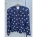 Vtg Maggy London By Jeannene Booher Blue Brocade Silk Floral Skirt Suit Set 12