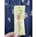 Vtg Maggy London By Jeannene Booher Blue Brocade Silk Floral Skirt Suit Set 12