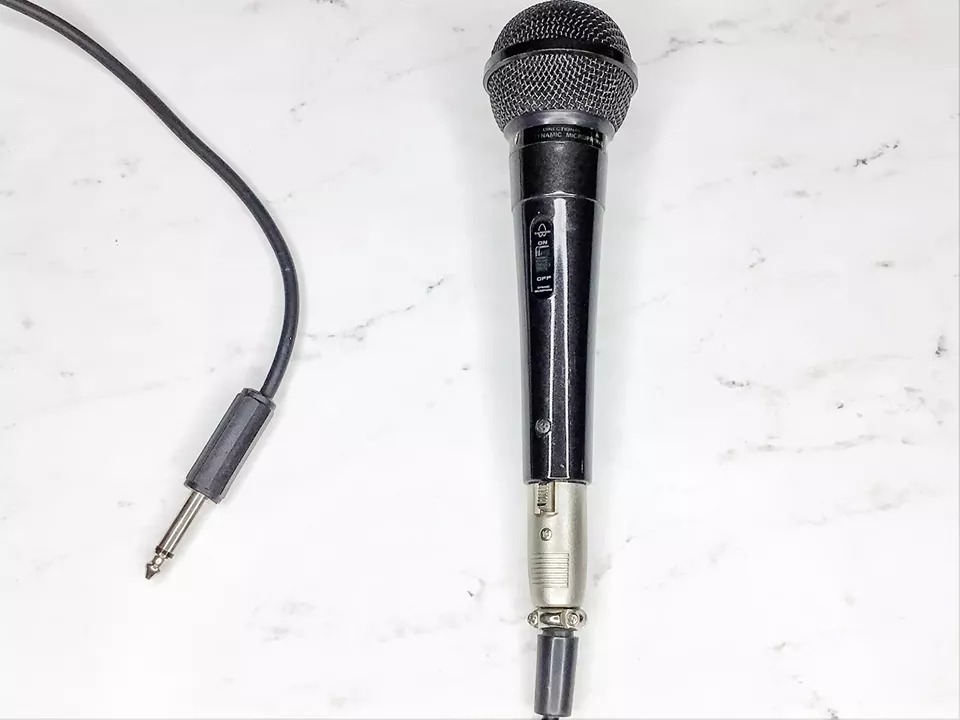 Vintage Megastar DM903 Impedance Uni Directional Dynamic Microphone Black
