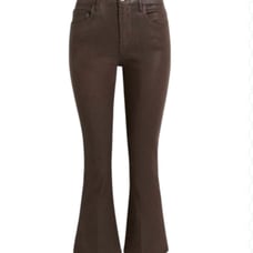 FRAME Le Crop Mini Boot Cropped Coated Bootcut Brown Jeans - 23