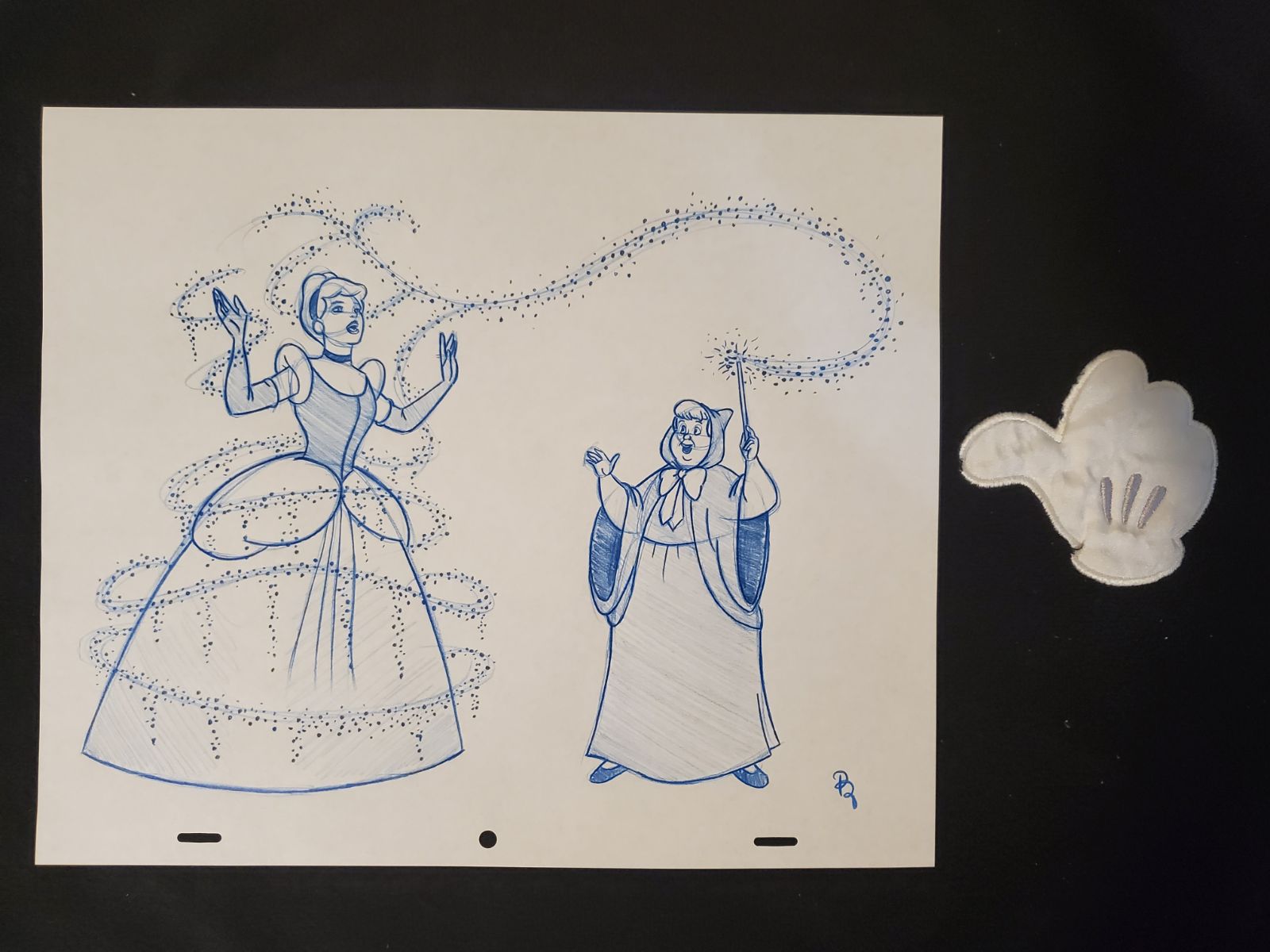 Disney Cinderella Fairy Godmother sketch