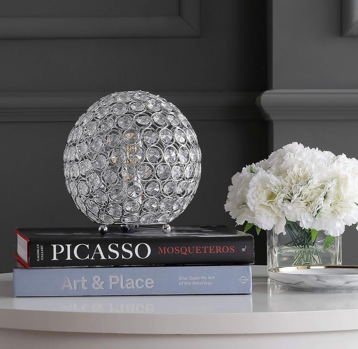 JONATHAN Y Gemma LED Table Lamp with Extra Bulb