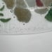 Peggy Karr Bunny Rabbits Carrots Flowers Garden Fused Glass Serving Bowl 13”