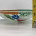 Peggy Karr Bunny Rabbits Carrots Flowers Garden Fused Glass Serving Bowl 13”