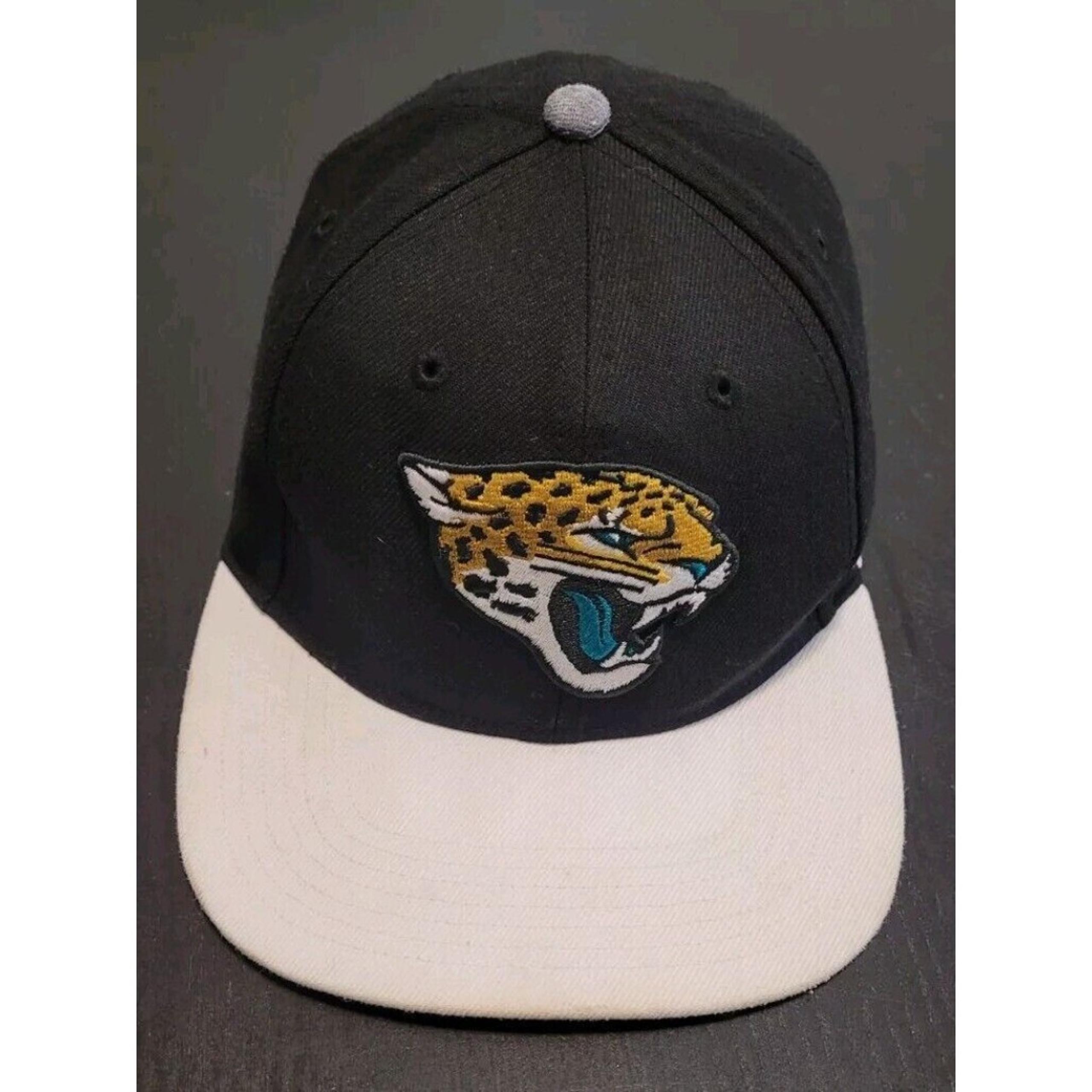 Jacksonville Jaguars Hat Snapback Youth Cap Black & White NFL Football 47 Brand