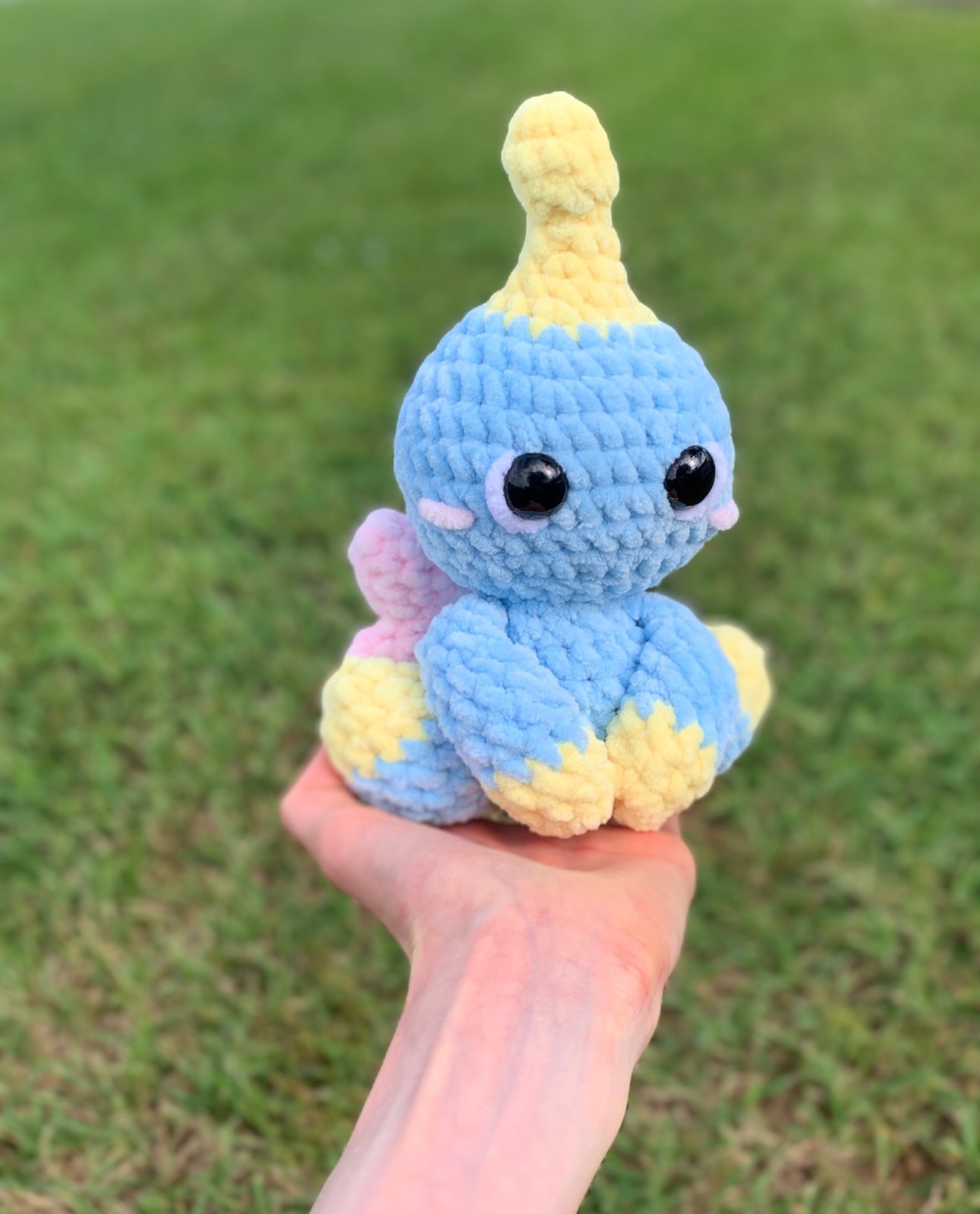 Crochet Chao Plushie from Sonic- Handmade by Me!