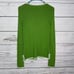 Trina Turk Womens Green/Ivory Trim Edges Long Sleeve Button Front Cardigan Sz. M