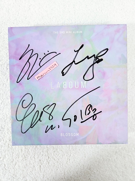 LABOUM Blossom Signed Promo Album Autographed 3rd Mini Kpop