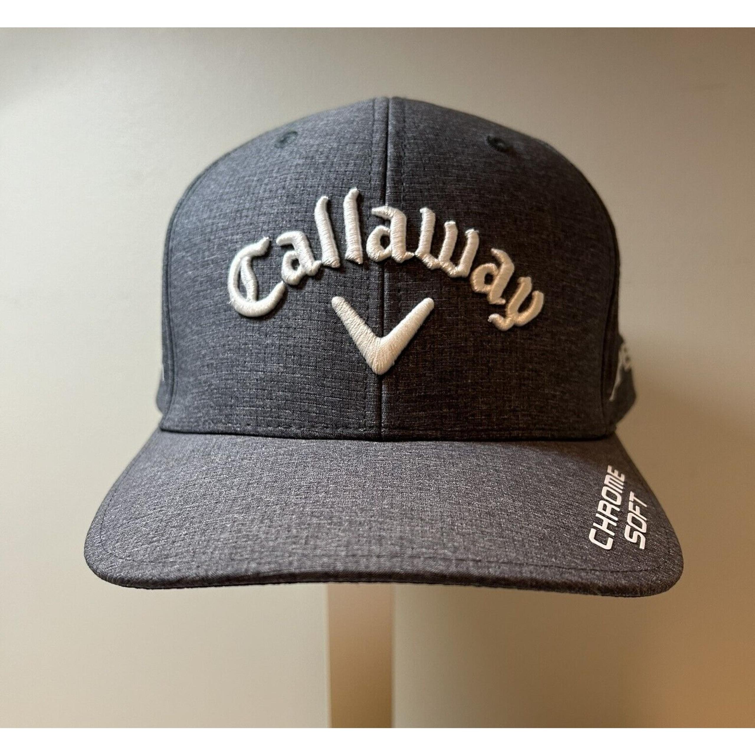 Callaway Rouge Odyssey Chrome Soft Hat/Cap OSFA Adjustable Strap, Grey NWOT