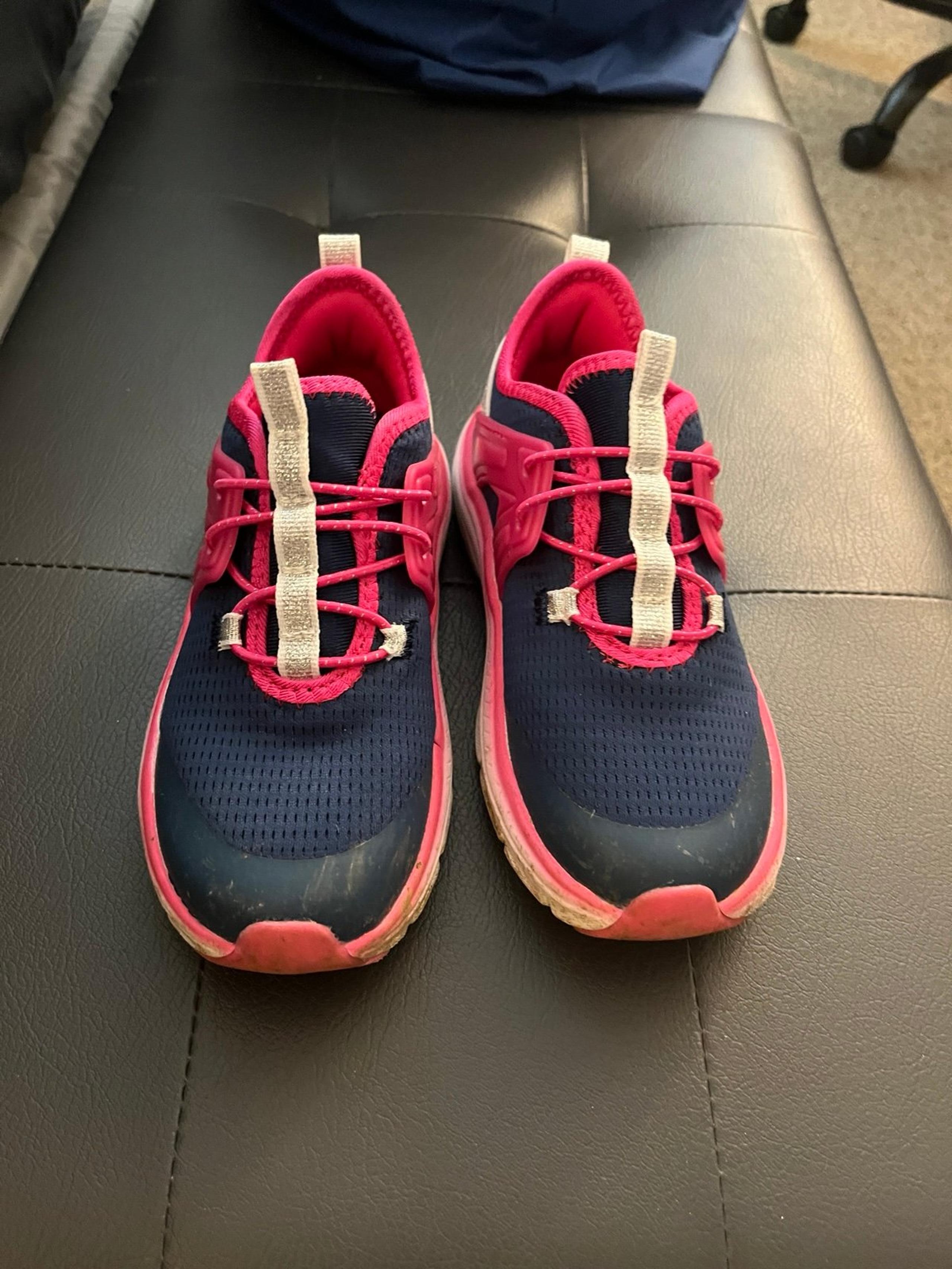 Athletic Works Girls Slip On Shoes Navy & Pink Size 11